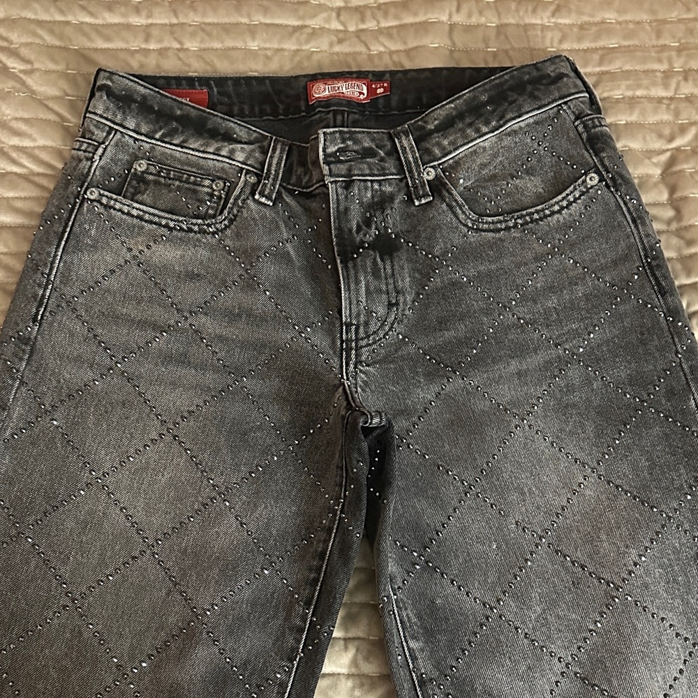 Rhinestone Lucky brand “the baggy” size 4/27